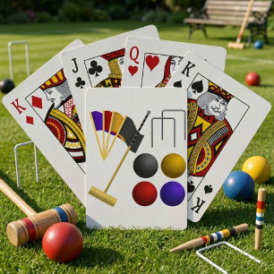 Jeu De Cartes Jeu De Croquet Jouer Des Cartes