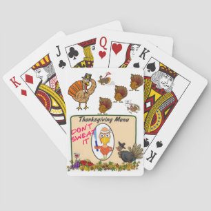 Jeu De Cartes Jeu de Thanksgiving Card Deck