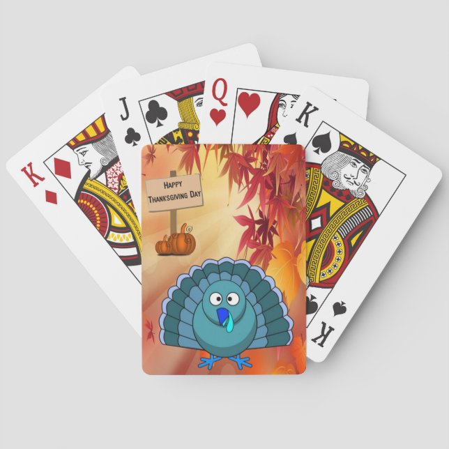 Jeu De Cartes Jeu de Thanksgiving Card Deck (dos)