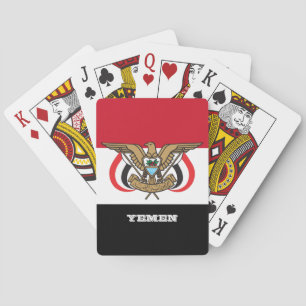 Jeu De Cartes Jeu Drapeau Yéménite, Yéménite Jouer aux cartes