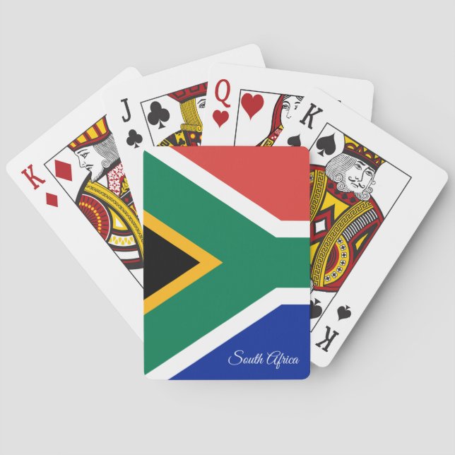 Jeu De Cartes Jeu du Drapeau Africain, Afrique du Sud Jouer des  (dos)