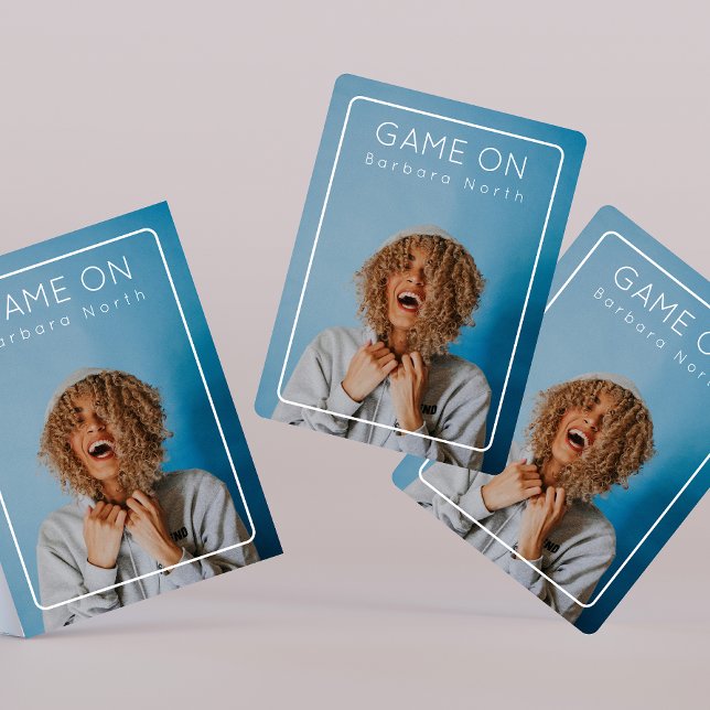 Jeu De Cartes Jeu Sur Photo Typhographie Famille Moderne (Créateur téléchargé)