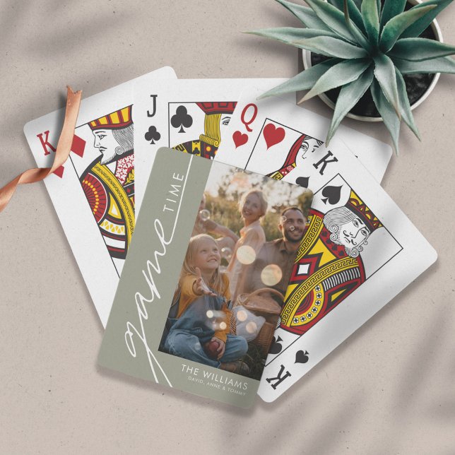 Jeu De Cartes Jeu Time Photo moderne tendance (Créateur téléchargé)