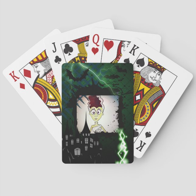 Jeu De Cartes Jeune mariée de Frankenstein (dos)