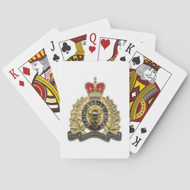 Jeu De Cartes Jeux de carte rcmp (dos)