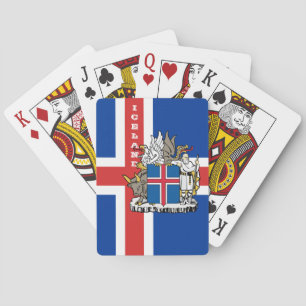 Jeu De Cartes Jeux Drapeau Islandais, Islande Jouer des cartes