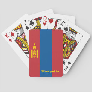 Jeu De Cartes Jeux Drapeaux de Mongolie, Mongolie Jouer des cart