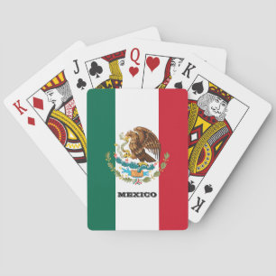 Jeu De Cartes Jeux Drapeaux Mexicains, Mexique Jouer aux cartes