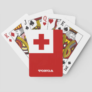 Jeu De Cartes Jeux Drapeaux Tongans, Tonga Jouer aux cartes