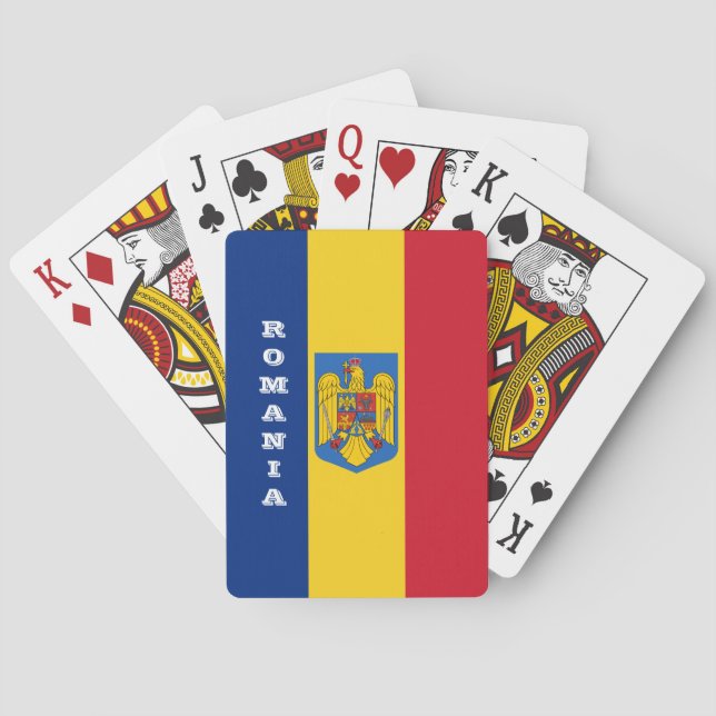 Jeu De Cartes Jeux du drapeau roumain, Roumanie Jouer des cartes (dos)