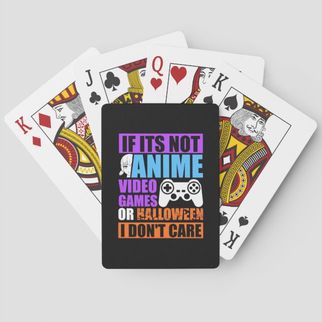 Jeu De Cartes Jeux vidéo d'Halloween (dos)