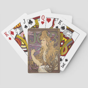 Jeu De Cartes Job (1896) par Alphonse Mucha