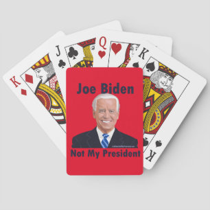 Jeu De Cartes Joe Biden Pas mon président Red Backed