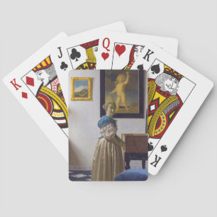 Jeu De Cartes Johannes Vermeer - Lady debout dans une virginale