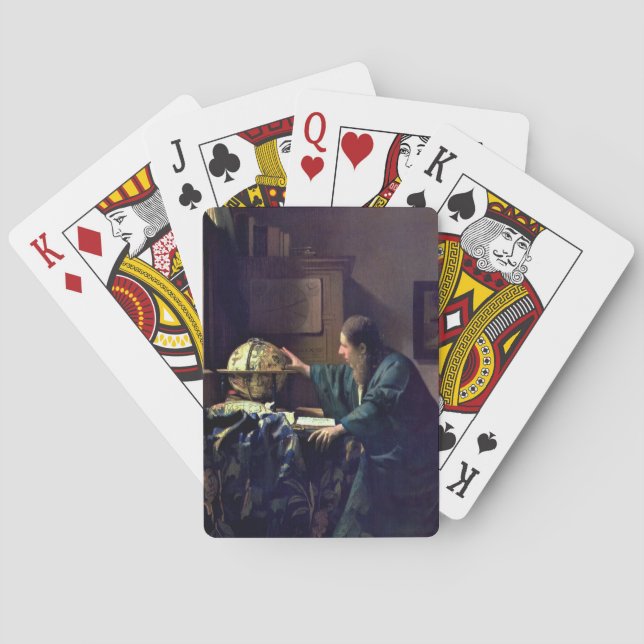 Jeu De Cartes Johannes Vermeer - L'astronome (dos)