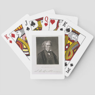 Jeu De Cartes John Caldwell Calhoun, gravé par Henry Bryan Hall