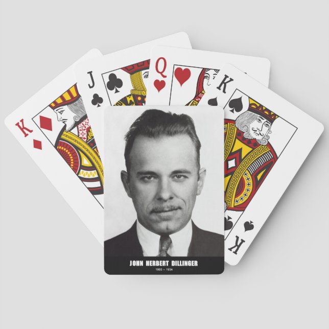 JEU DE CARTES JOHN DILLINGER CARD DECK (dos)