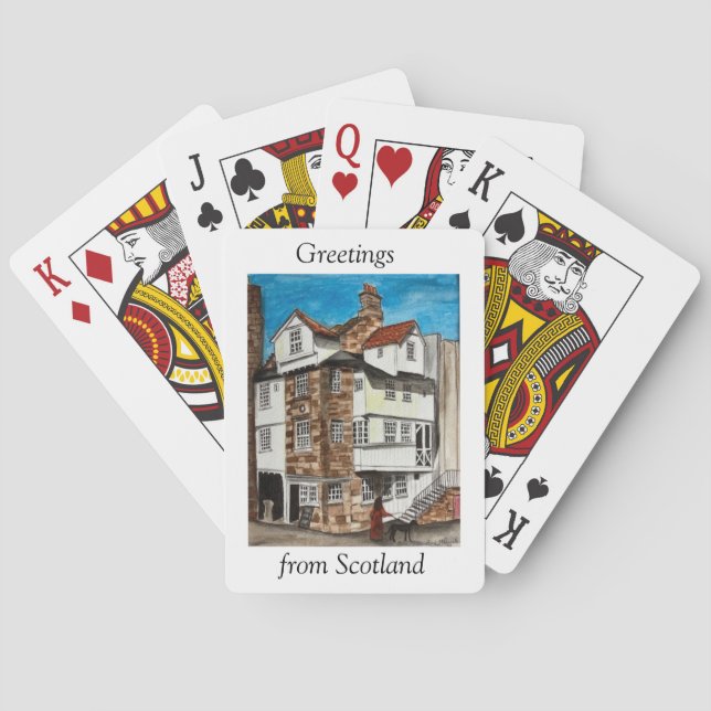 Jeu De Cartes John Knox maison jouer aux cartes (dos)