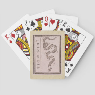 Jeu De Cartes Join or Die by Benjamin Franklin