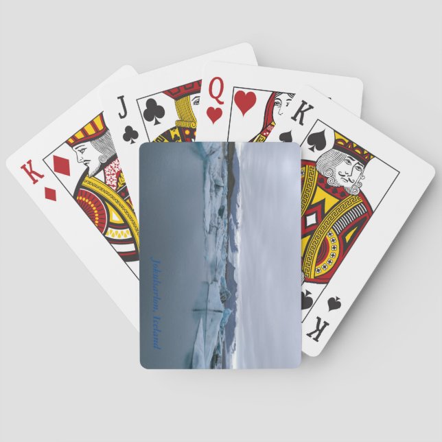 Jeu De Cartes Jokulsarlon, lagune Islande-Glacier jouant aux car (dos)