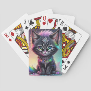 Jeu De Cartes Joli Chatons Généré par l'Ia