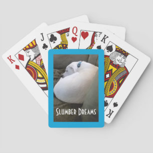 Jeu De Cartes Joli Chubby White Sleeping Chien Chien Chien Stwoo