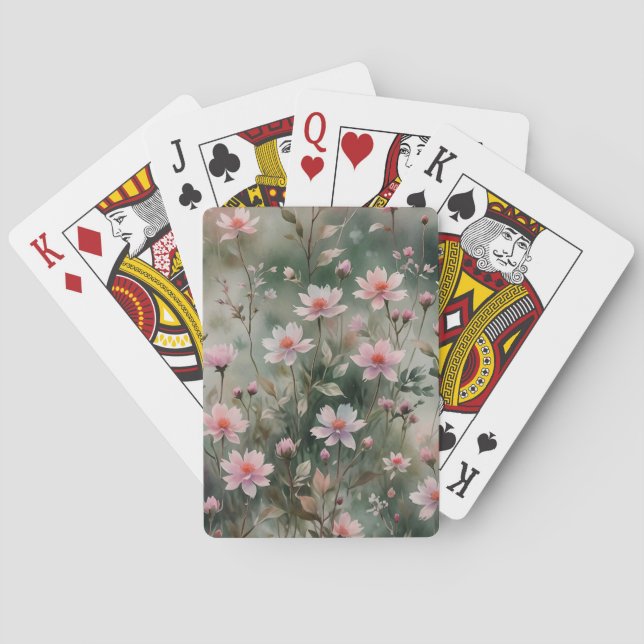 Jeu De Cartes Joli Fleur sauvage (dos)