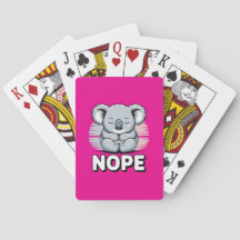 Joli koala endormi “Non” Dessin animé drôle