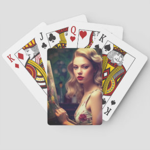 Jeu De Cartes Jolie Dame