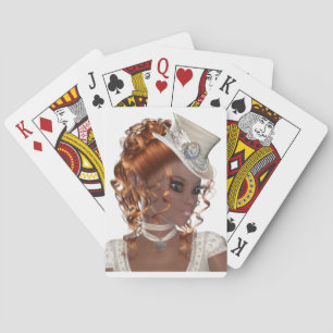 Jeu De Cartes Jolie femme afro-américaine