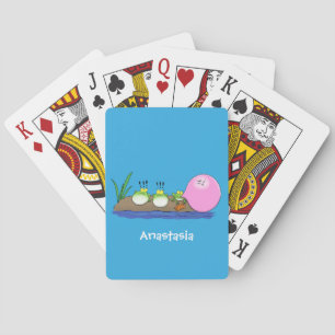 Jeu De Cartes Jolie grenouilles drôles bubblegum dessin animé il