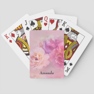 Jeu De Cartes Jolie oeillette rose Stylo Photographie