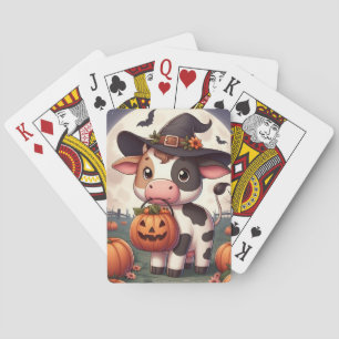 Jeu De Cartes Jolie vache sorcière Halloween