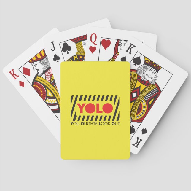 Jeu De Cartes JOLO avec prudence rouge (dos)