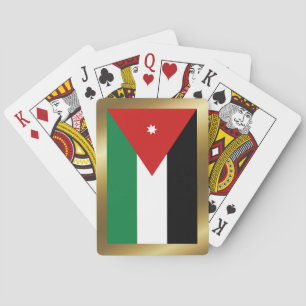 Jeu De Cartes Jordanie Drapeau Jouer des cartes