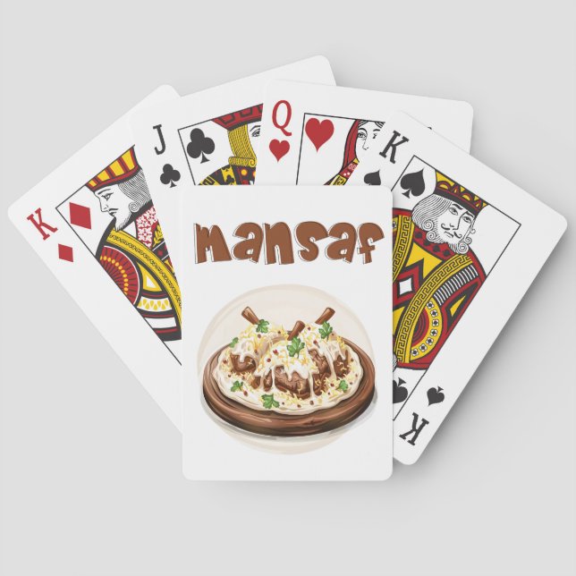 Jeu De Cartes Jordanie Mansaf Jameauفde la technologie numérique (dos)