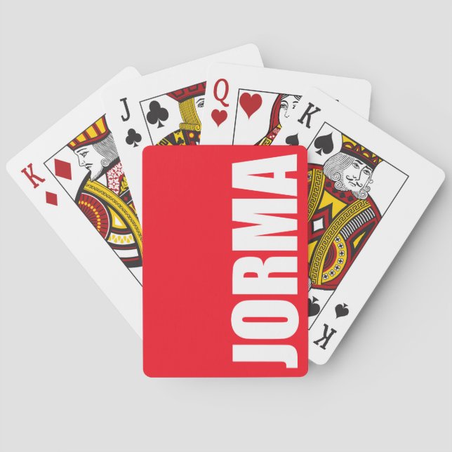 Jeu De Cartes Jorma (dos)