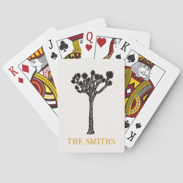 Jeu De Cartes Joshua Tree Wedding Favors (dos)