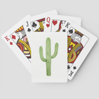 Jeu De Cartes Jouer aux cartes aquarelle cactus
