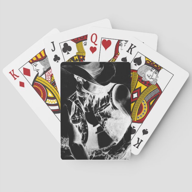 Jeu De Cartes Jouer aux cartes avec Cowboy Art Original (dos)