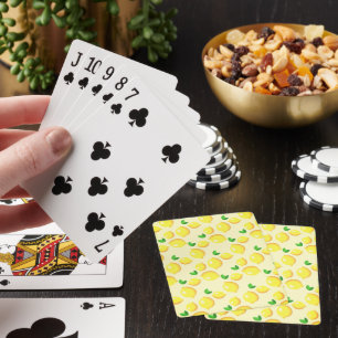 Jeu De Cartes Jouer aux cartes avec des citrons