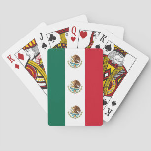 Jeu De Cartes Jouer aux cartes avec le drapeau du Mexique