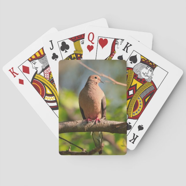Jeu De Cartes Jouer aux cartes avec l'image de la colombe en deu (dos)