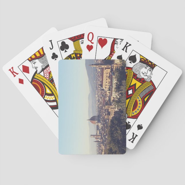 Jeu De Cartes Jouer aux cartes avec une photo d'Italie (dos)