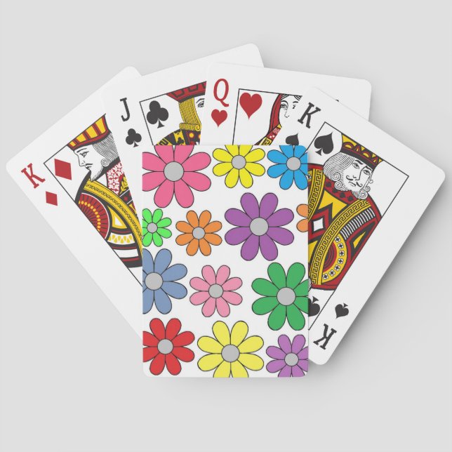 Jeu De Cartes Jouer aux cartes - Daisis Fou! (dos)