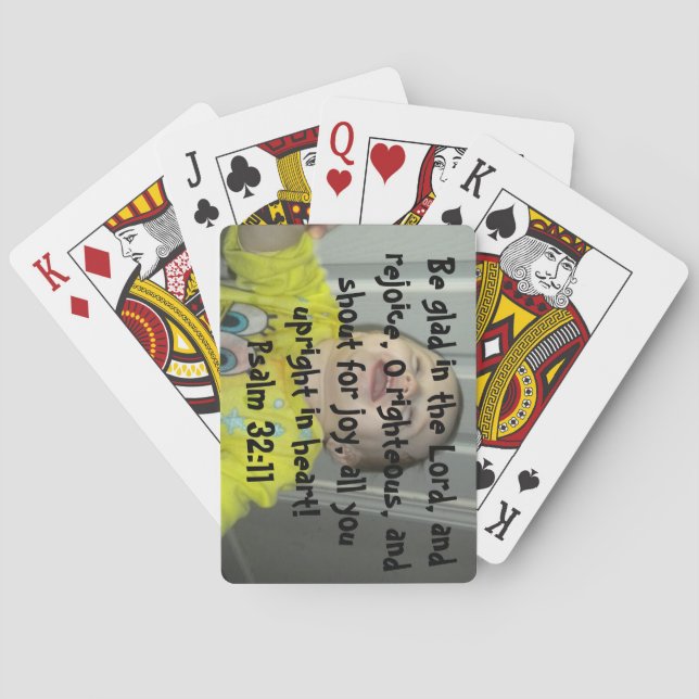 Jeu De Cartes Jouer aux cartes-Écriture biblique (dos)