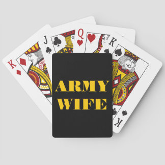 Jeu De Cartes Jouer aux cartes Femme de l'armée