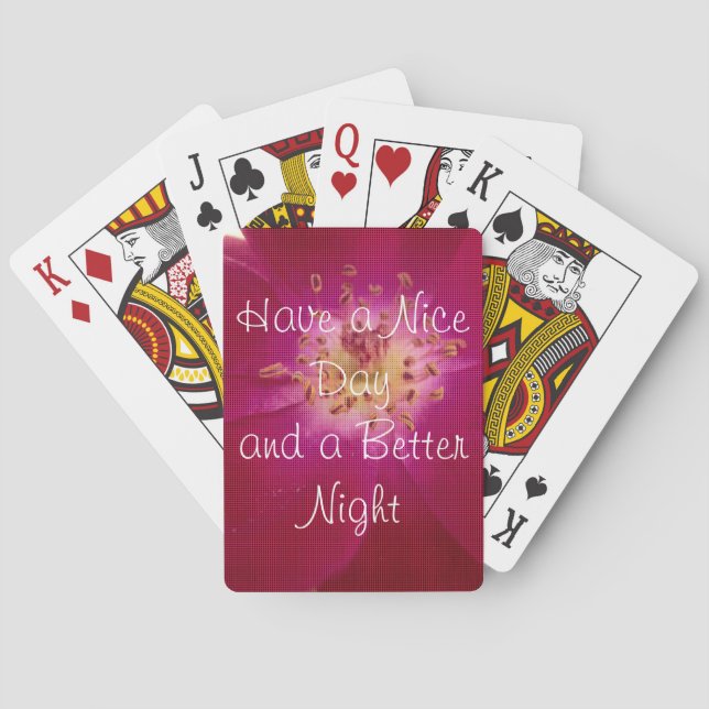 Jeu De Cartes Jouer aux cartes Hakuna Matata Nice Day beau cadea (dos)