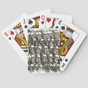 Jeu De Cartes Jouer aux cartes - Halloween - Crânes sur crânes