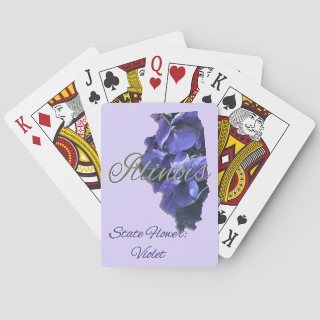 Jeu De Cartes Jouer aux cartes - ILLINOIS (dos)